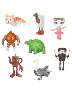 12 Figuras de Acción Coleccionables Brainrot - Juguetes Decorativos