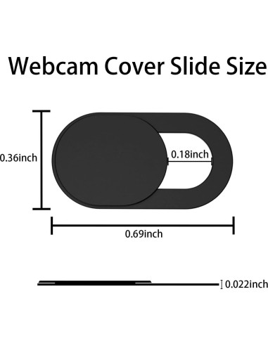 Paquete de 6 cubiertas deslizantes para webcam NANLANFAN