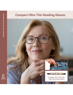 Gafas de Lectura Ultra Delgadas EASY READ 2 Paquete con Filtro Luz Azul 2