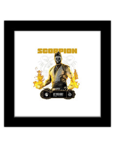 Arte de Pared enmarcado Trends International Mortal Kombat Scorpion 30.48 cm