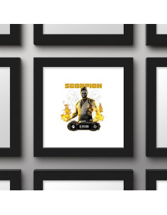 Arte de Pared enmarcado Trends International Mortal Kombat Scorpion 30.48 cm 2