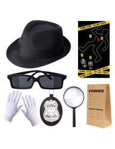 Conjunto de Accesorios de Disfraz de Detective para Niños