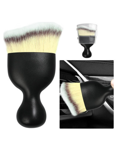 Cepillo de Detalle de Auto Ziciner con Cerdas Suaves Beige