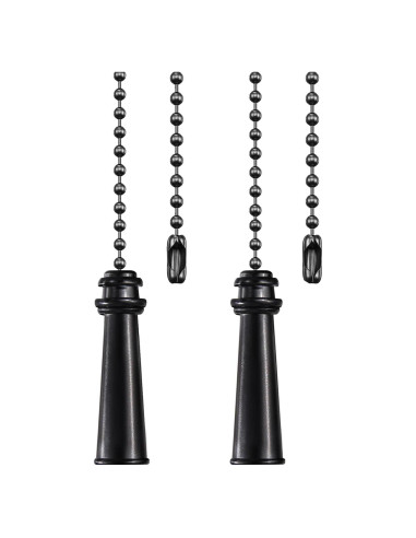 Cadenas de Tirar para Ventilador de Techo Dotlite 30cm Negras