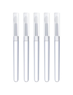 Set de 5 Pinceles de Silicona Blanca Seadiquiet para Uñas