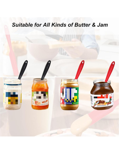 Espátulas de Silicona MOJOTORY 2 Piezas para Cocina