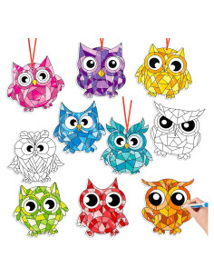 Kit de Manualidades BeYumi - 83 Piezas para Colorear Búho