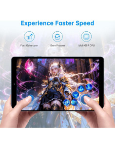 Tablet Android 14 Topsand N8 Plus 8.7" 12GB RAM 128GB GPS 2