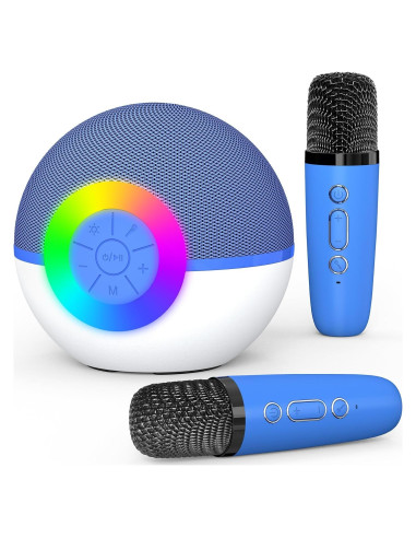Máquina de Karaoke Mini Mgaolo T97 Bluetooth 5.3 con 2 Micrófonos
