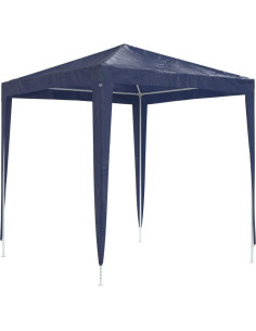 Carpa de Fiesta 2.01m x 2.01m Azul EVERSTRO Resistente UV 2