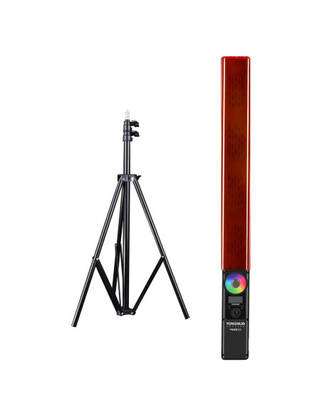 Luz de Video LED YONGNUO YN360 RGB 3200K-5600K con Soporte 190cm Luz de Video LED YONGNUO YN360 RGB 3200K-5600K con Soporte 190cm
