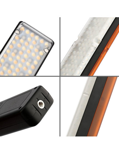 Luz de Video LED YONGNUO YN360 RGB 3200K-5600K con Soporte 190cm