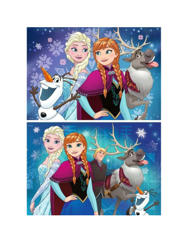 Rompecabezas Ravensburger Frozen 2x24 Piezas para Niños