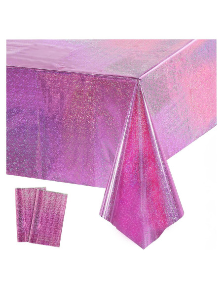 Mantel Desechable Rectangular GREATRIL Rosa 274x137 cm - 2 Pzs