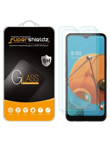 Protector de Pantalla Vidrio Templado Supershieldz para LG K51 - 2 Piezas