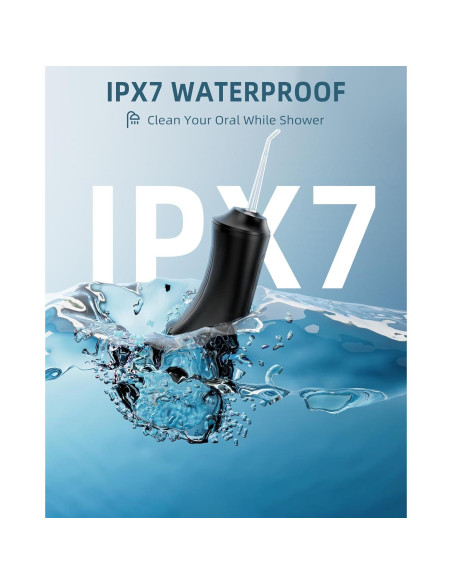 Irrigador Oral a Agua OKALA EFS 300ml IPX7 3 Modos Negro