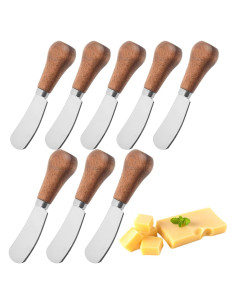 Juego de 8 Cuchillos para Untar Queso Clarmonde HYD-1