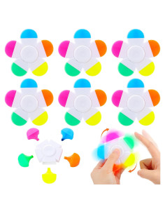 Marcadores de Alta Luz Geyee 6 Piezas Multicolor 5-en-1