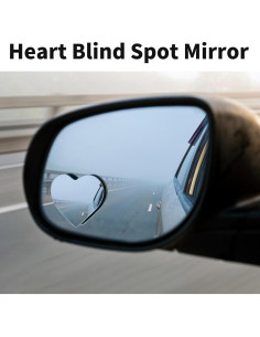 Espejo de Punto Ciego Ajustable PKRFCJ Corazón 59x15mm 2