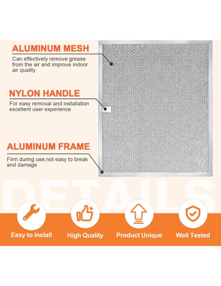 Filtro de Campana Extractora Beaquicy BPS1FA30 Aluminio 2 Piezas