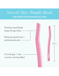 Rasuradoras de Dermaplanado Bliss - 8 Piezas Acero Inoxidable 2