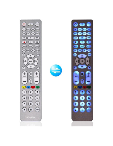 Control Remoto Universal Retroiluminado Terloogee 8 Dispositivos