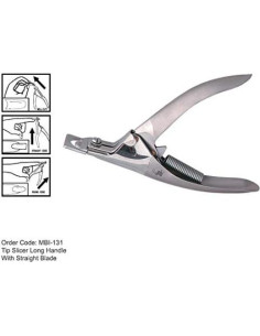 Cortador de Puntas MBI-131 Mango Largo Acero Inoxidable 2