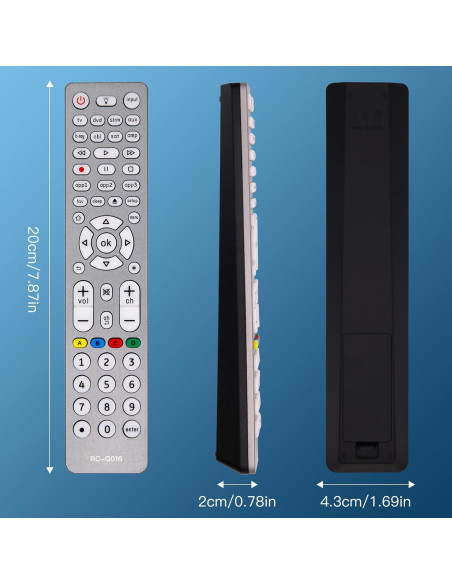 Control Remoto Universal Retroiluminado Terloogee 8 Dispositivos Control Remoto Universal Retroiluminado Terloogee 8 Dispositivos