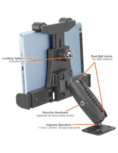 Soporte para Tablet iBOLT TabDock Dock'n Lock - Alta Resistencia