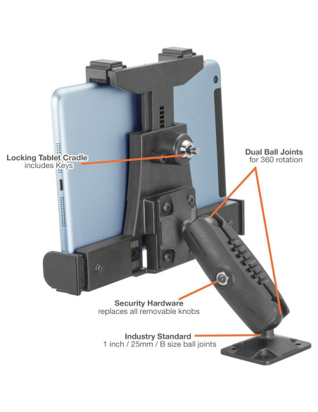 Soporte para Tablet iBOLT TabDock Dock'n Lock - Alta Resistencia