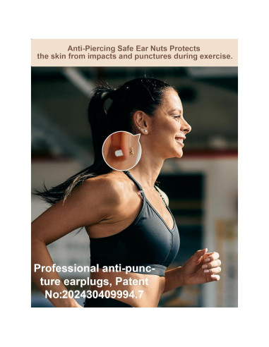 Soportes de Pendientes de Silicona Menglisi 12 Piezas C-Verde