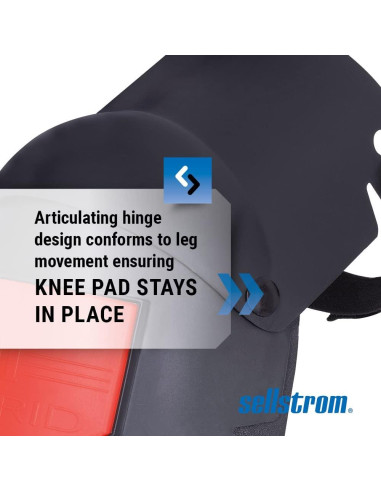 Rodilleras Sellstrom KneePro Ultra Flex III Gel Naranja/Negro