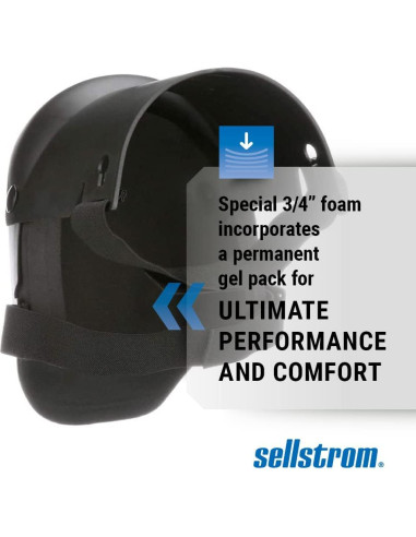 Rodilleras Sellstrom KneePro Ultra Flex III Gel Naranja/Negro