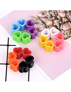 Set de Tapones para Oídos Acrílico Qmcandy 9 Pares 13/16" (20mm) 2