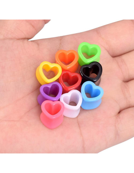 Set de Tapones para Oídos Acrílico Qmcandy 9 Pares 13/16" (20mm) Set de Tapones para Oídos Acrílico Qmcandy 9 Pares 13/16" (20mm)