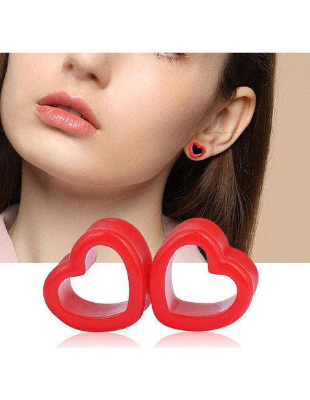 Set de Tapones para Oídos Acrílico Qmcandy 9 Pares 13/16" (20mm) Set de Tapones para Oídos Acrílico Qmcandy 9 Pares 13/16" (20mm)