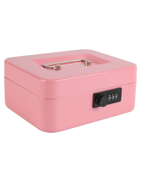 Caja Fuerte Mediana xydled de Acero con Cerradura Combinación Rosa