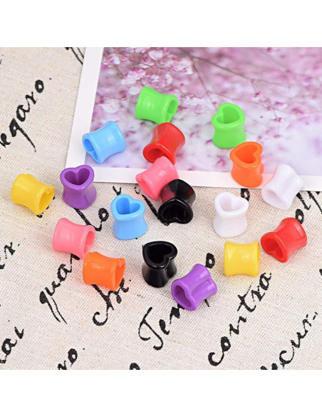 Set de Tapones para Oídos Acrílico Qmcandy 9 Pares 13/16" (20mm) Set de Tapones para Oídos Acrílico Qmcandy 9 Pares 13/16" (20mm)