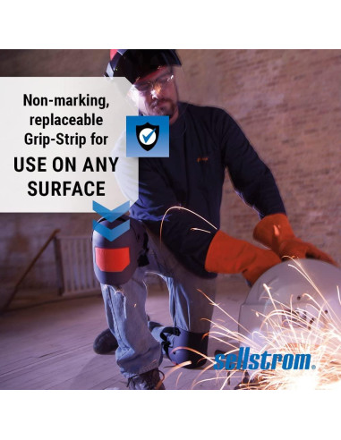 Rodilleras Sellstrom KneePro Ultra Flex III Gel Naranja/Negro