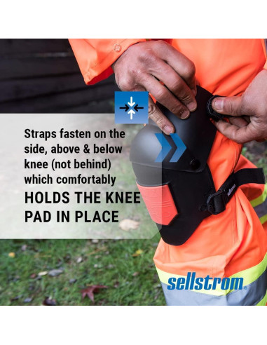 Rodilleras Sellstrom KneePro Ultra Flex III Gel Naranja/Negro