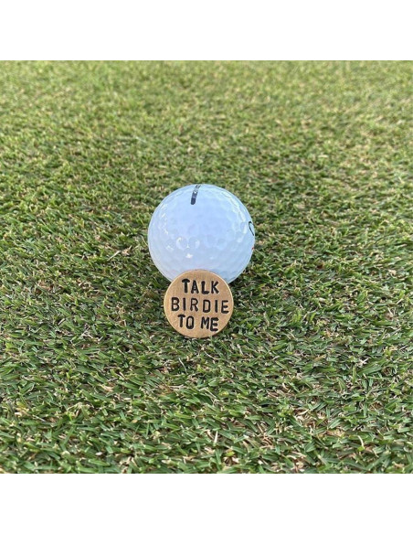 Marcadores de Pelota de Golf Divertidos Junfamilee - Metal Duradero