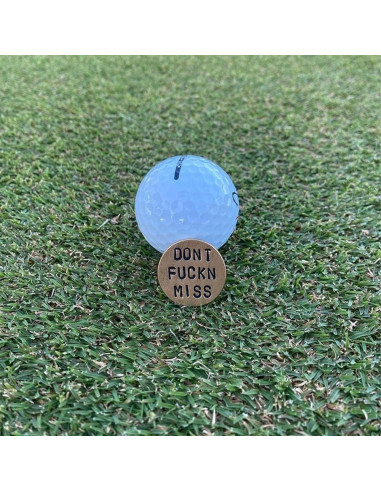 Marcadores de Pelota de Golf Divertidos Junfamilee - Metal Duradero