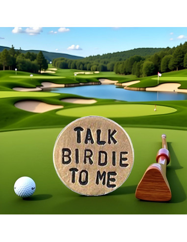 Marcadores de Pelota de Golf Divertidos Junfamilee - Metal Duradero