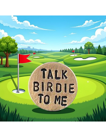 Marcadores de Pelota de Golf Divertidos Junfamilee - Metal Duradero