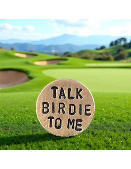 Marcadores de Pelota de Golf Divertidos Junfamilee - Metal Duradero