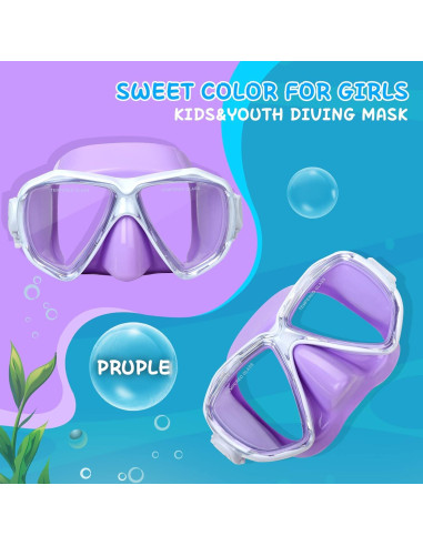 Máscara de Buceo para Niños EXP VISION EX-2700K Antivaho