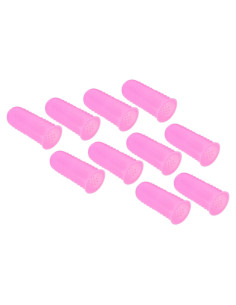 Protectores de Dedos de Silicona PATIKIL Rosa Talla Mediana - 10 Pzas