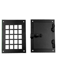 Rejilla decorativa de puerta Wild West Hardware 15.88x11.43cm