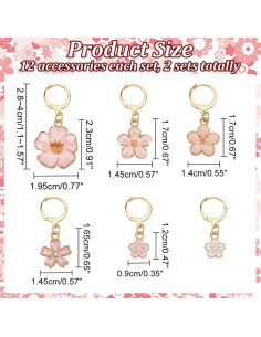 Marcadores de Puntos de Tejer NBEADS 24 Pcs 6 Estilos 2