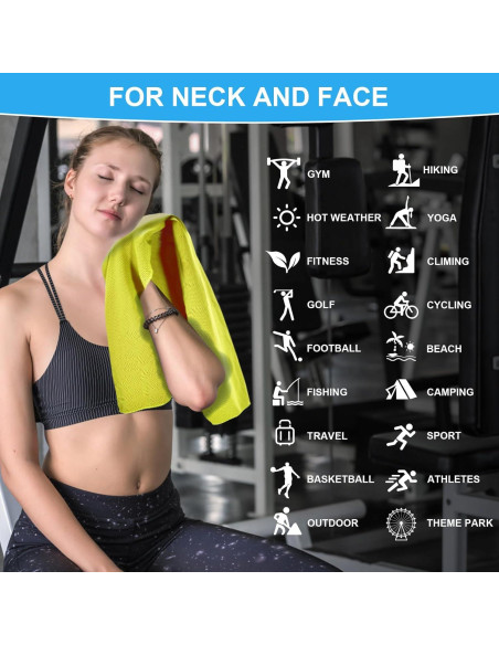 Toallas de Enfriamiento U-pick 4 Unidades Microfibra 101.6x30.5cm Toallas de Enfriamiento U-pick 4 Unidades Microfibra 101.6x30.5cm